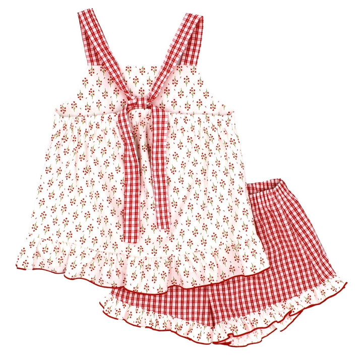 Rapife Red Floral Short Set