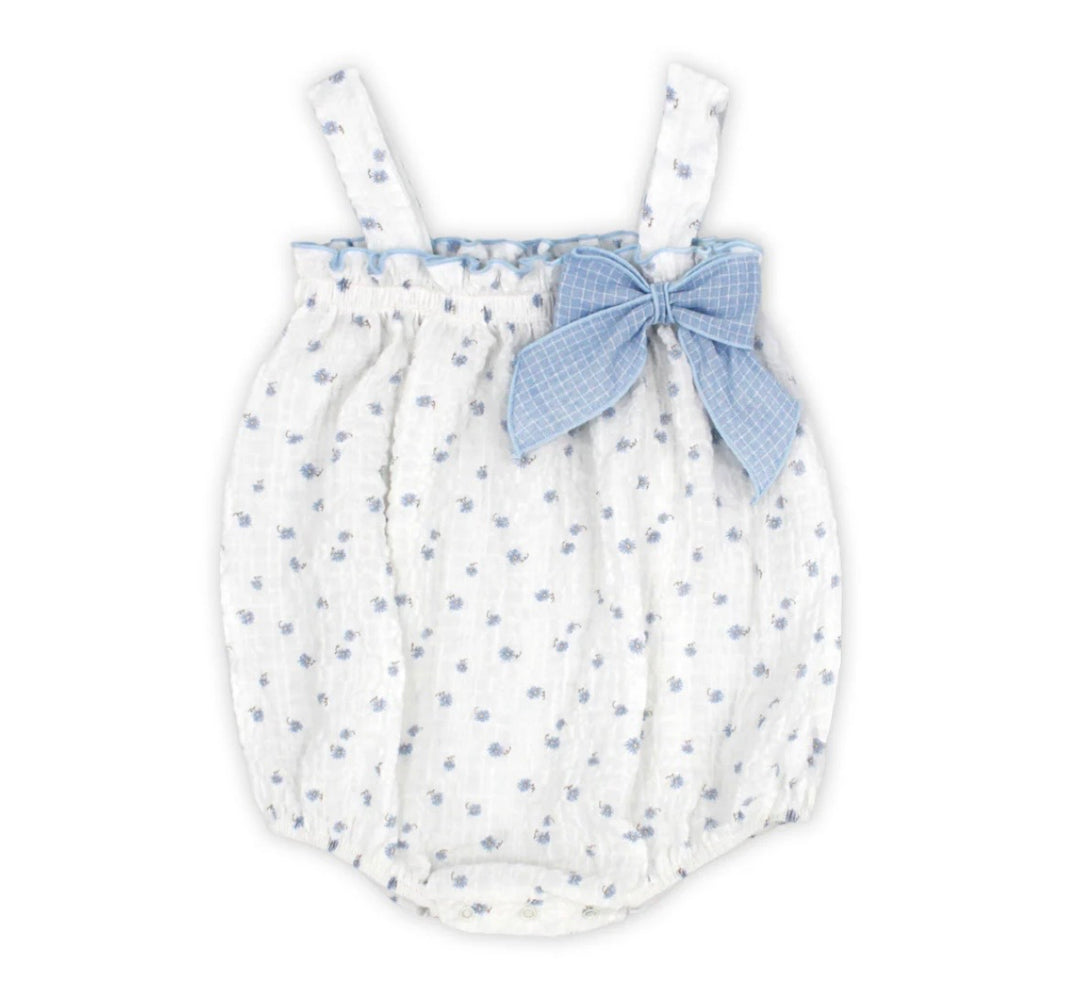 Rapife Blue Bow Romper