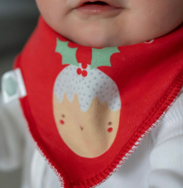 Ziggle Pudding Christmas Bib