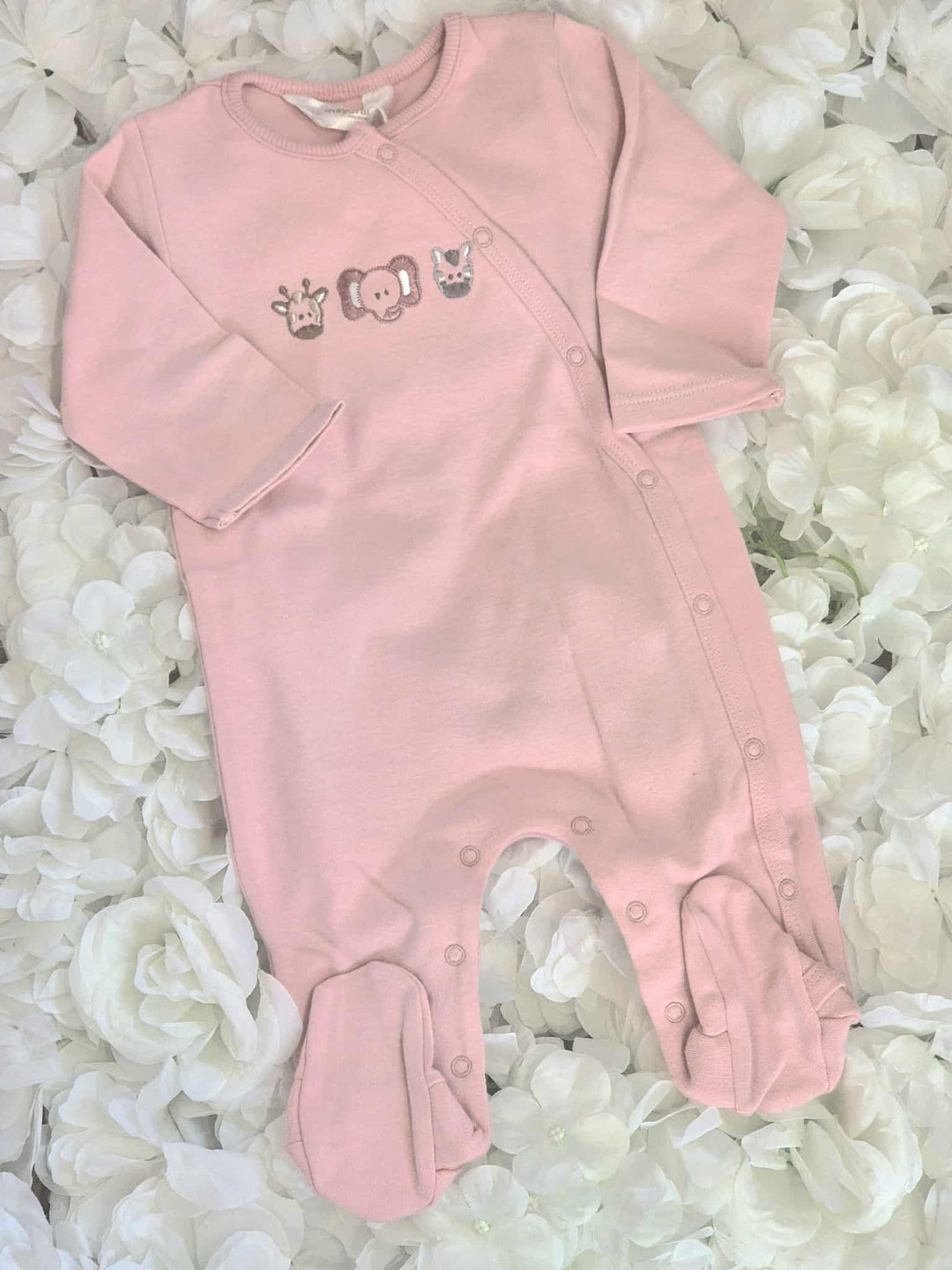 Mayoral Dusty Pink Safari Babygrow