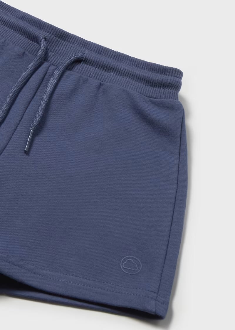 Mayoral Serigraph T-Shirt & Navy Fleece Shorts