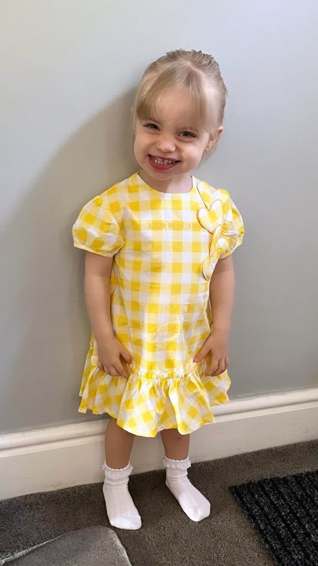 Agatha Ruiz De La Prada Yellow Gingham Dress