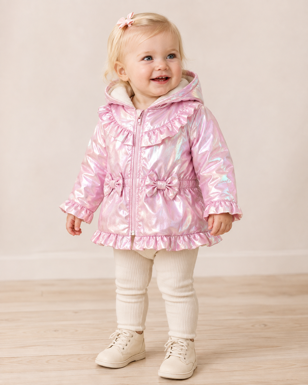 Pink Iridescent Coat