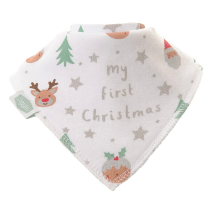 Ziggle My 1st Christmas Bib