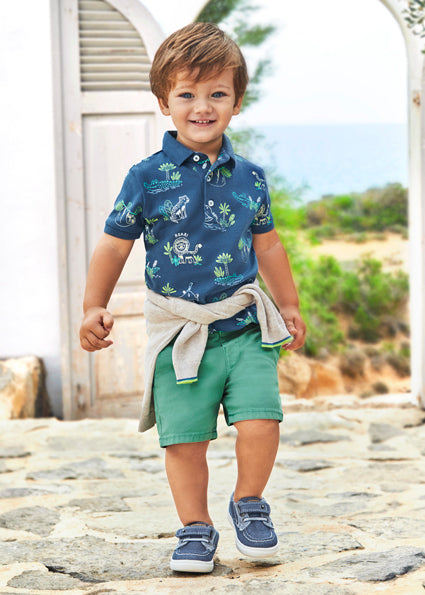 Mayoral Jungle Polo & Short Set