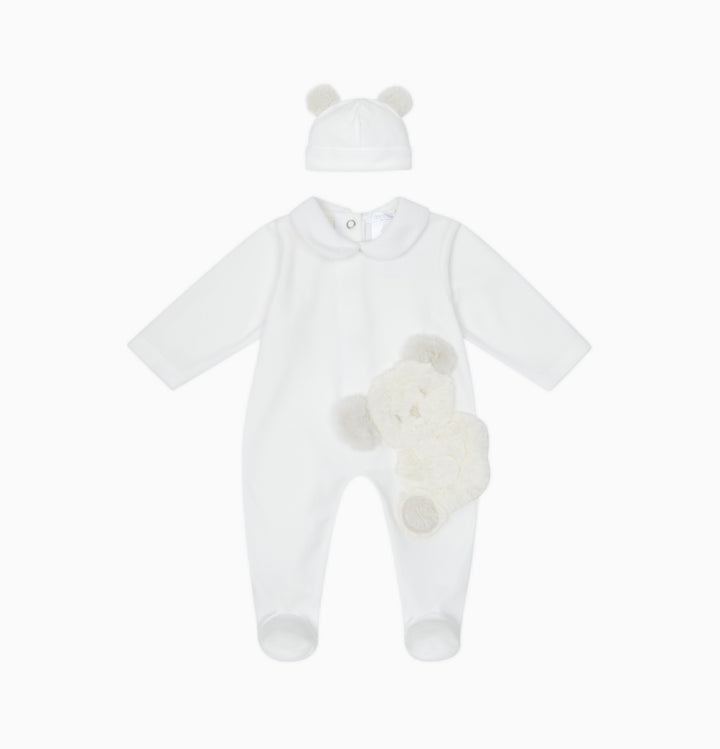 Deolinda Teddy Babygrow & Hat