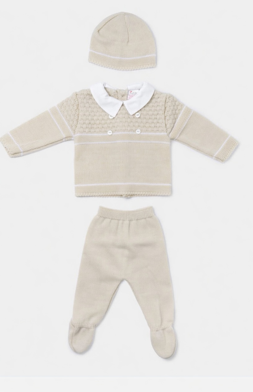 Beige 3 Piece