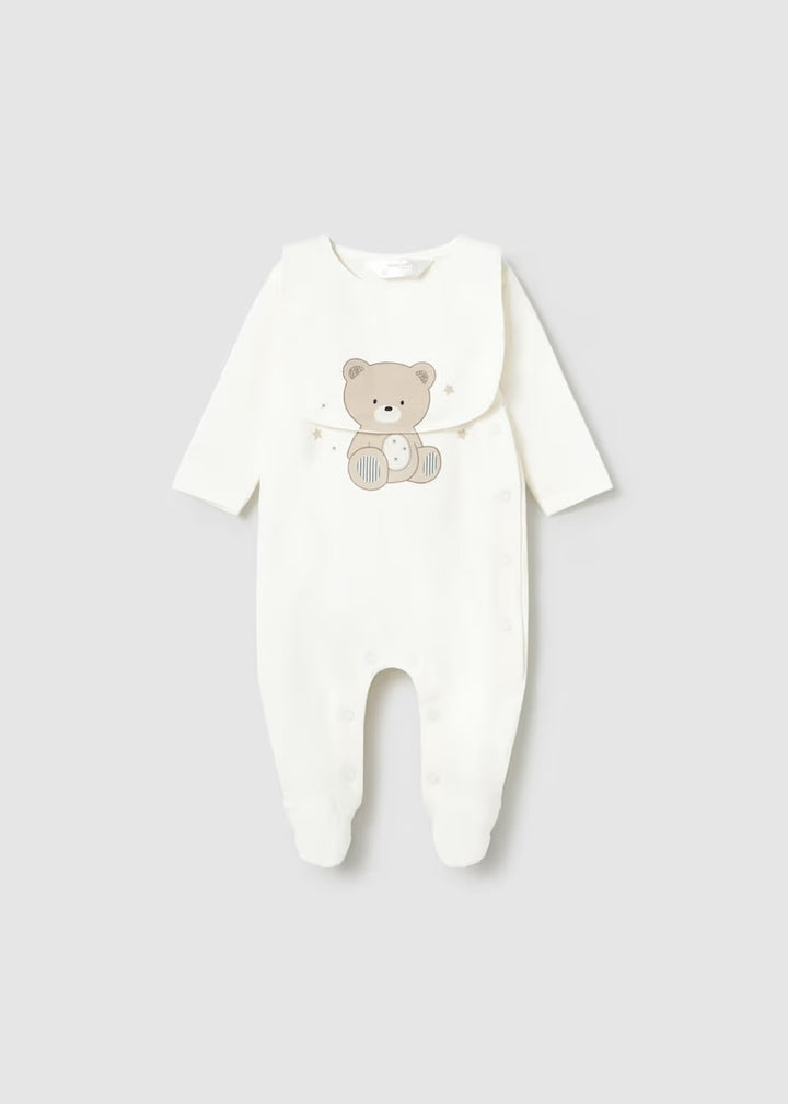 Mayoral Baby Sleepsuit & Bib