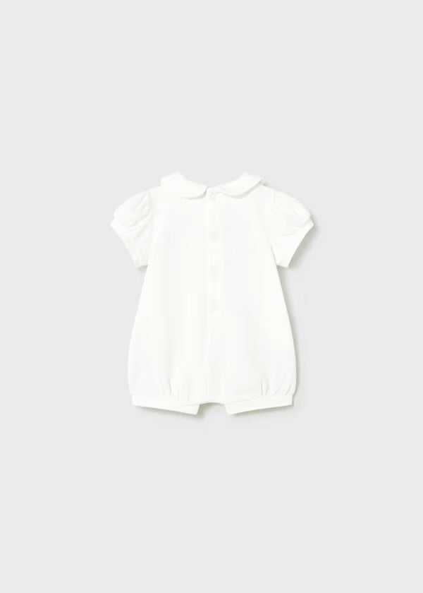 Mayoral Smock Flower Romper