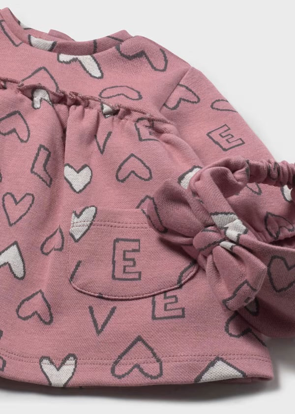 Mayoral Love Dress & Headband