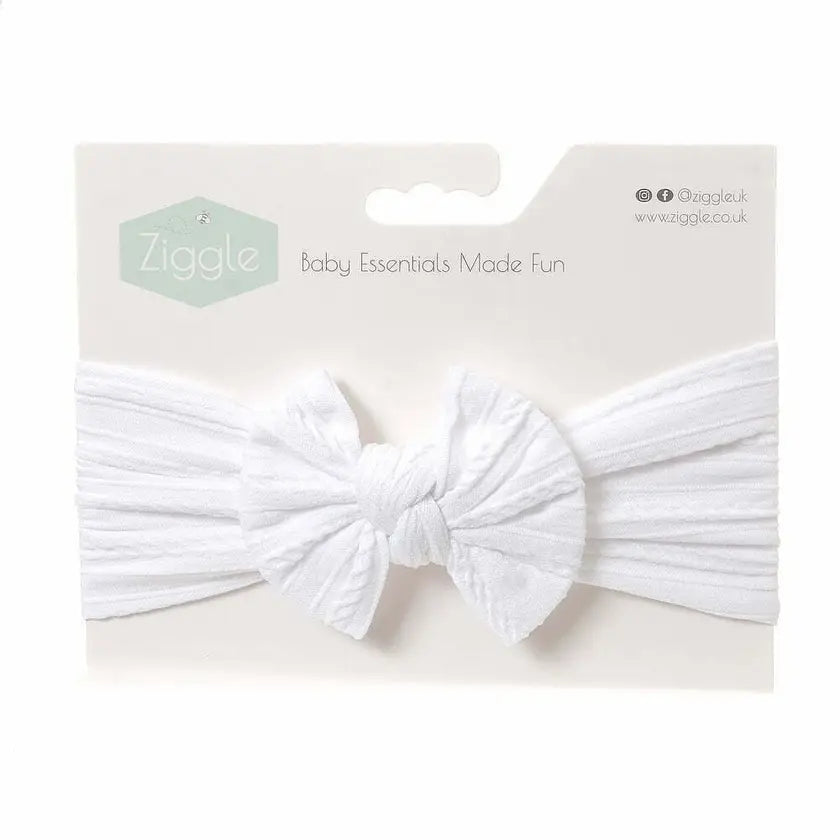 Ziggle White Headband