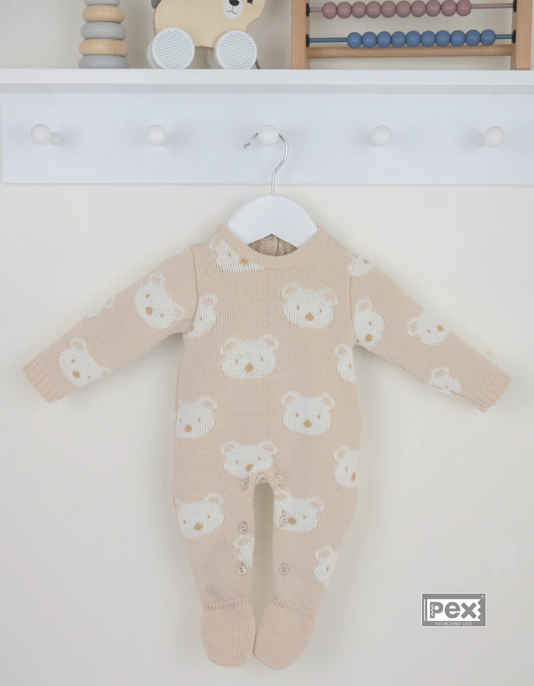 Pex Beige Benny Babygrow