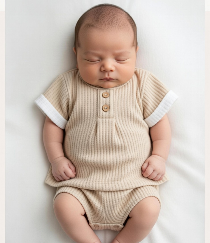 Calamaro Beige Short Set