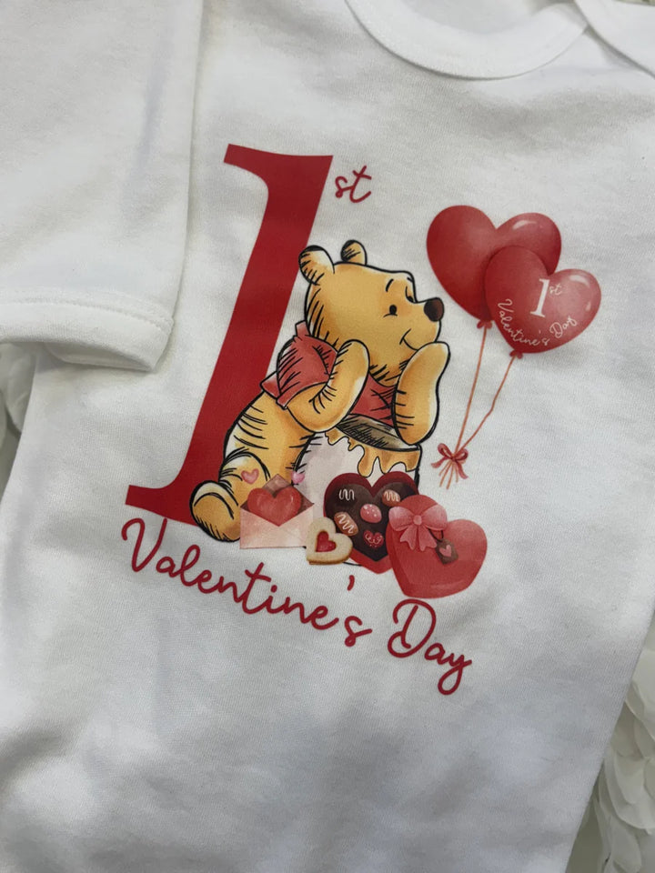 1st Valentine Babygrow Only