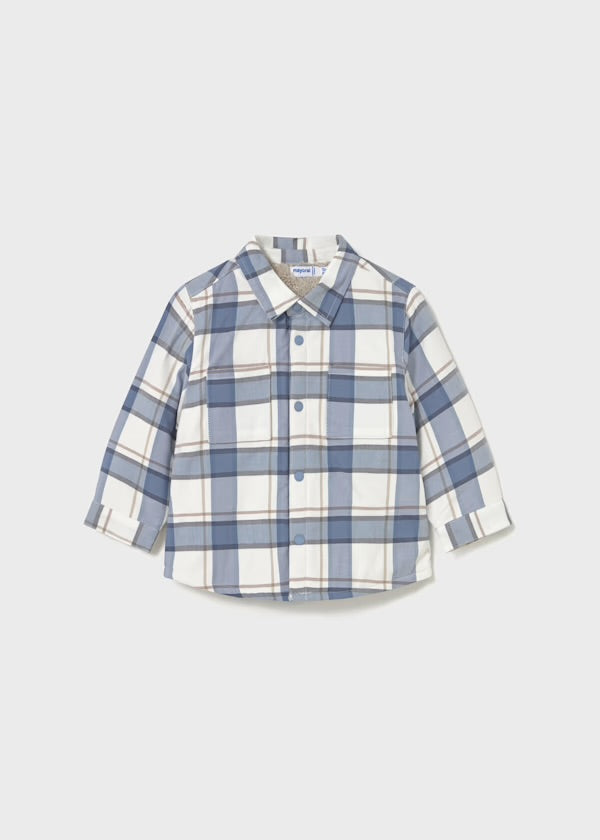 Mayoral Blue Check Overshirt
