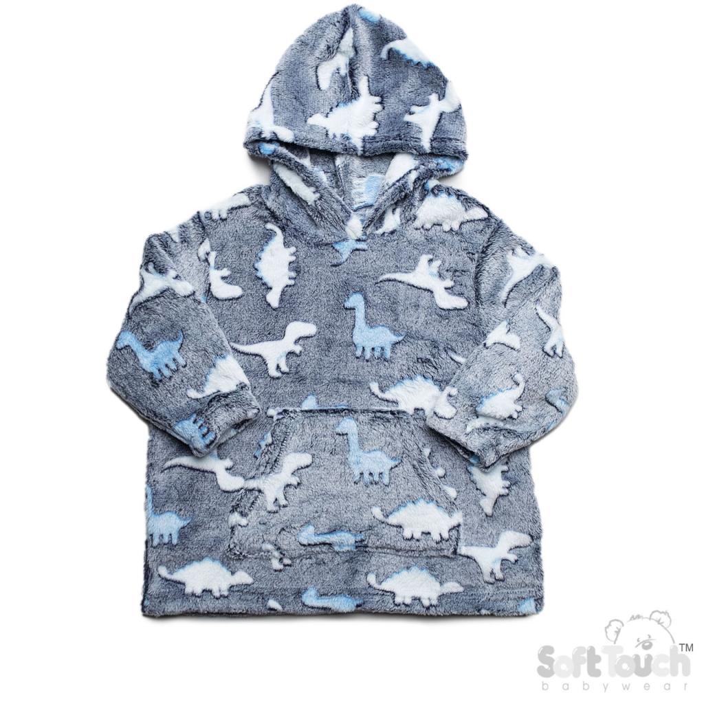 Navy Dino Hoodie