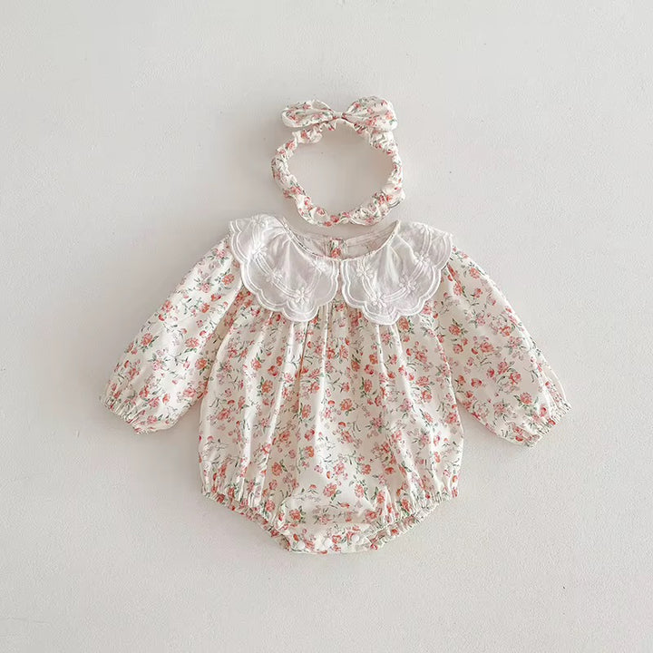 Floral Romper & Headband Set