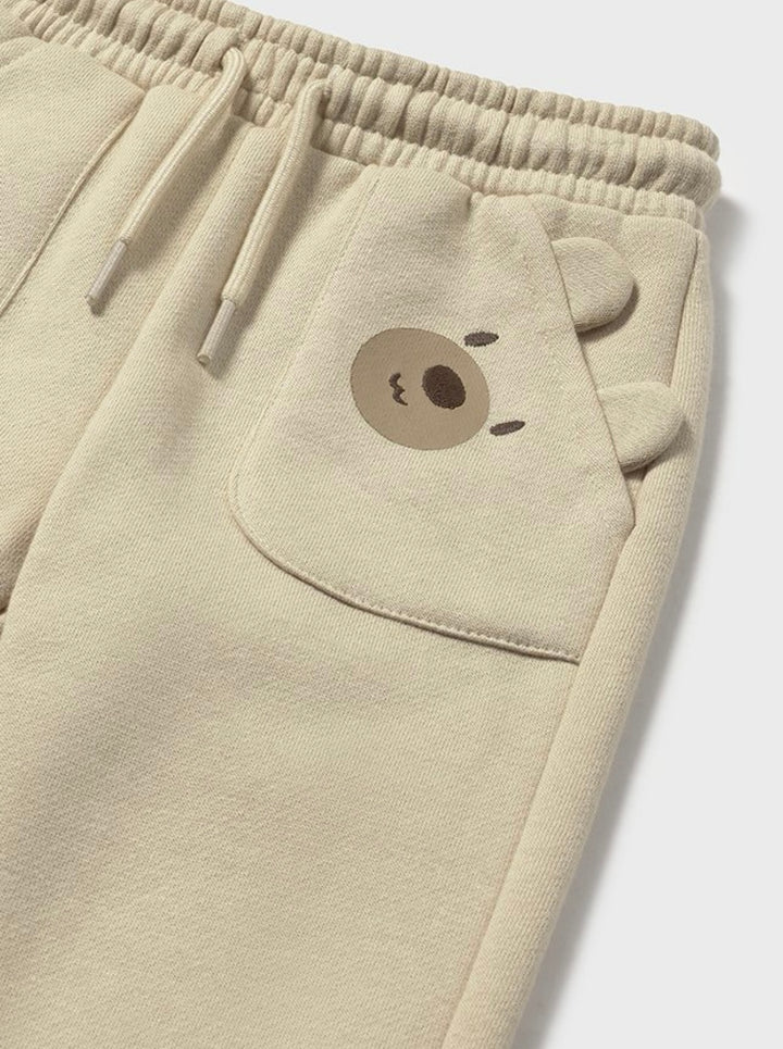 Mayoral Beige Basketball Bear & Trouser Set