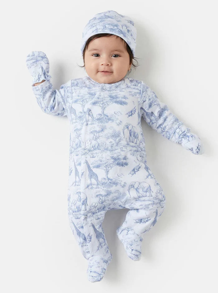 Baby Blue Safari 3 Piece Set