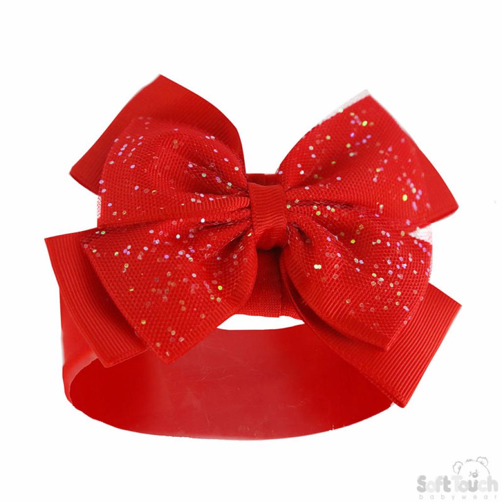 Red Glitter Headband