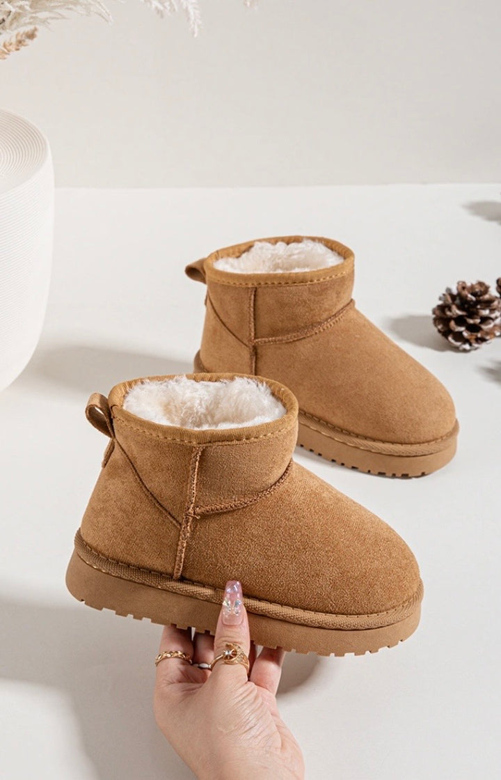 Camel Faux Suede Boots