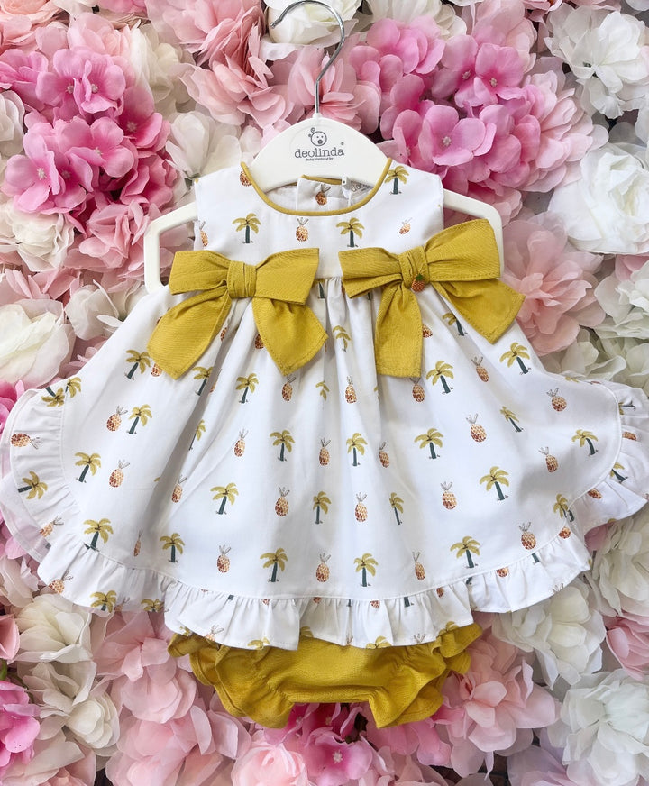 Deolinda Tropical Dress & Bloomers