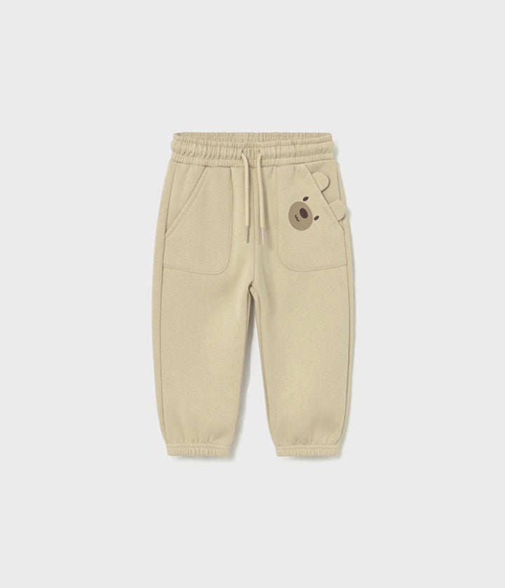 Mayoral Beige Basketball Bear & Trouser Set