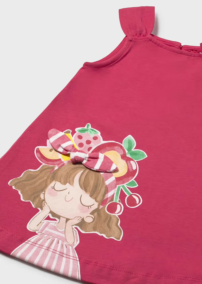 Mayoral Hibiscus Graphic Dress