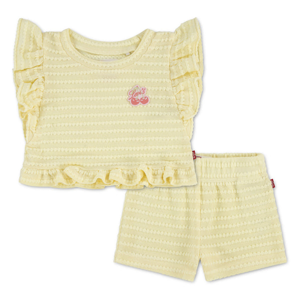 Levi’s Cherry Short Set