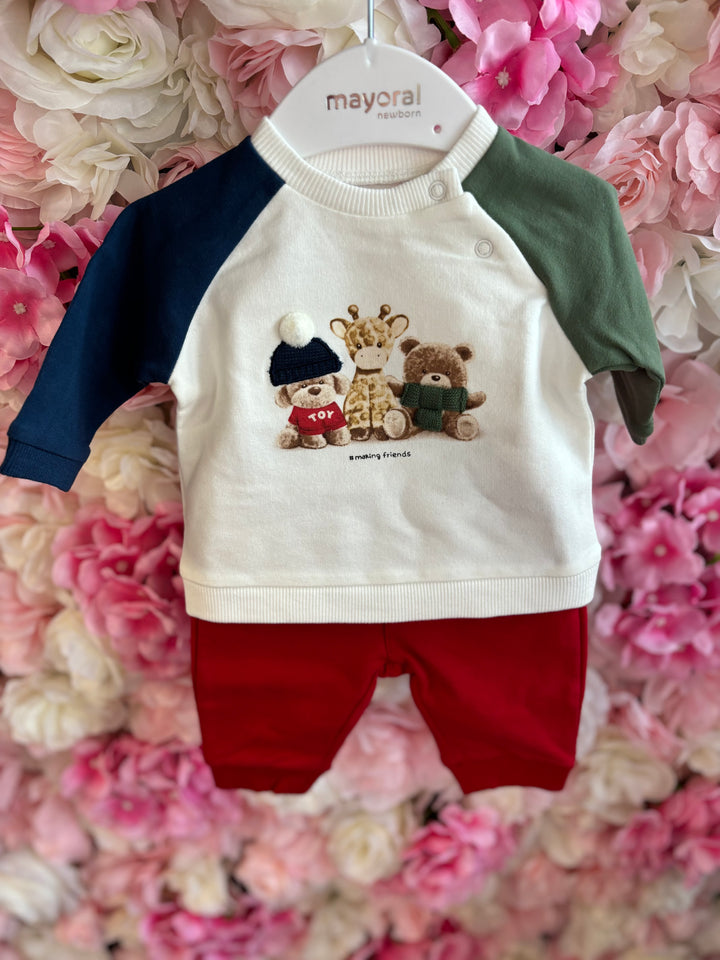 Mayoral Cute Animal 2 Piece Set