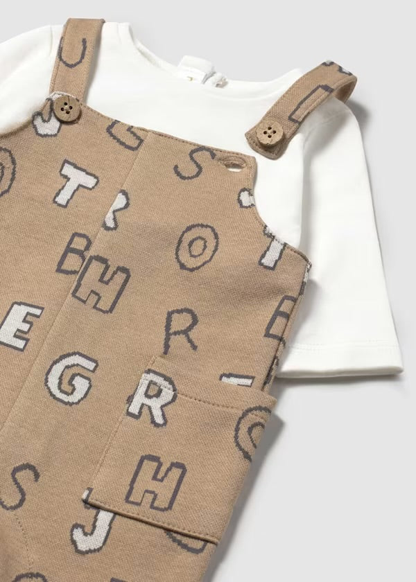 Mayoral Letter Dungarees