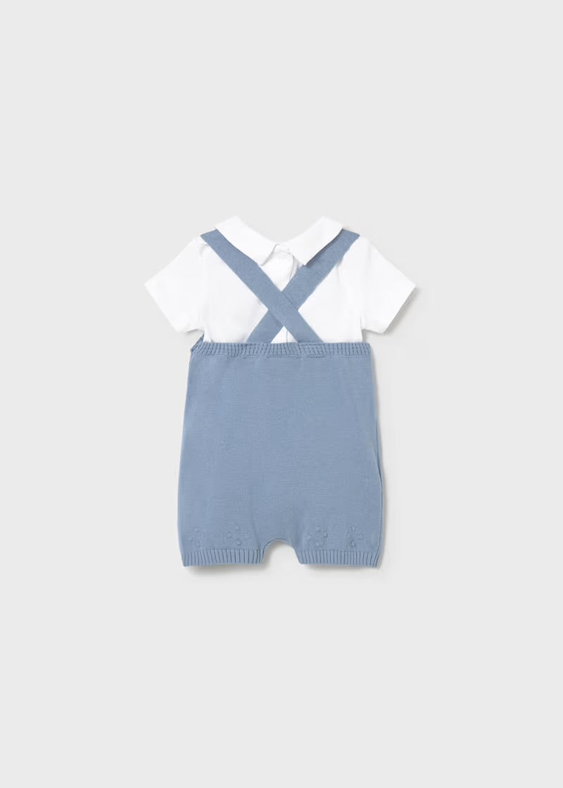 Mayoral Dusky Blue Romper Set