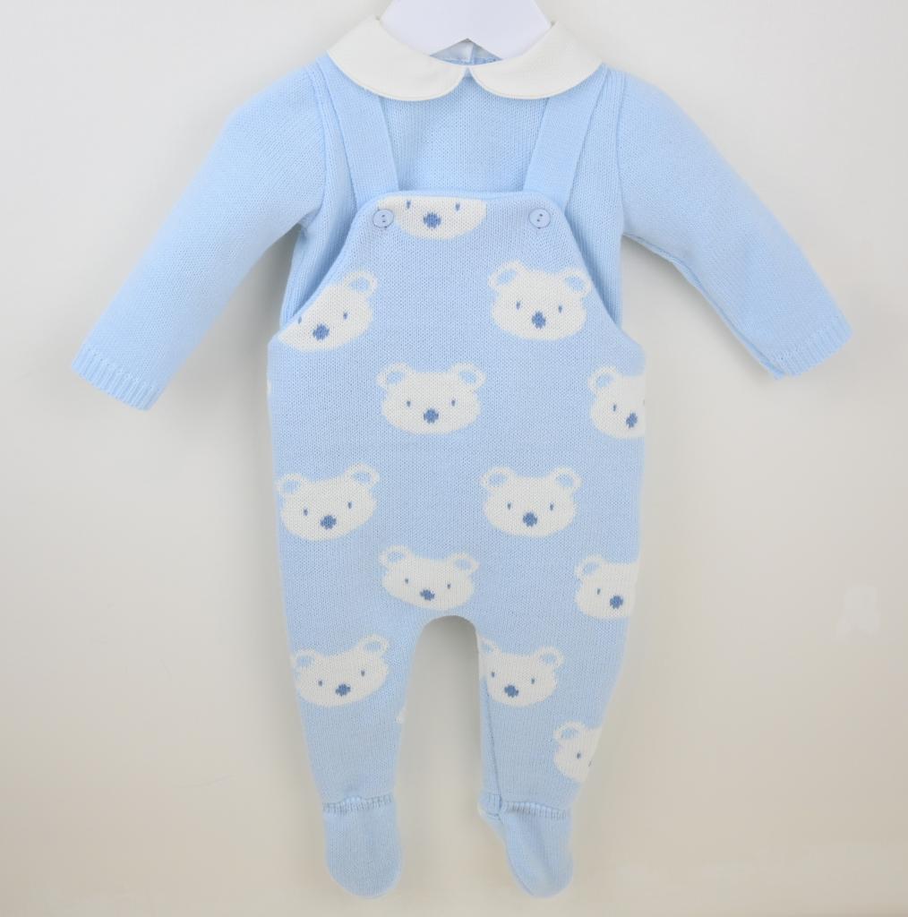 Pex Blue Teddy Dungarees