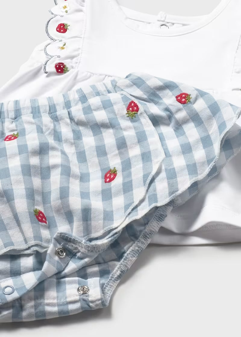 Mayoral Strawberry Skirted Jam Set