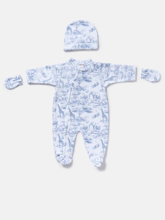 Baby Blue Safari 3 Piece Set