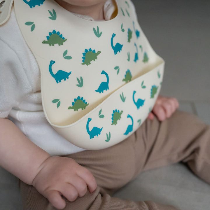 Ziggle Dinosaur Silicone Bib