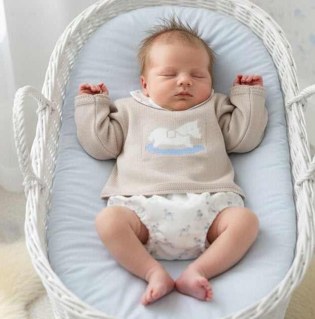 Pex Rocking Horse Natural Pants Set