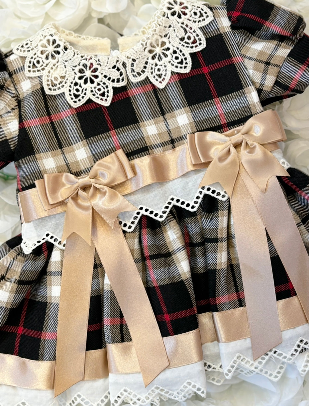 Tartan Check Bow Dress