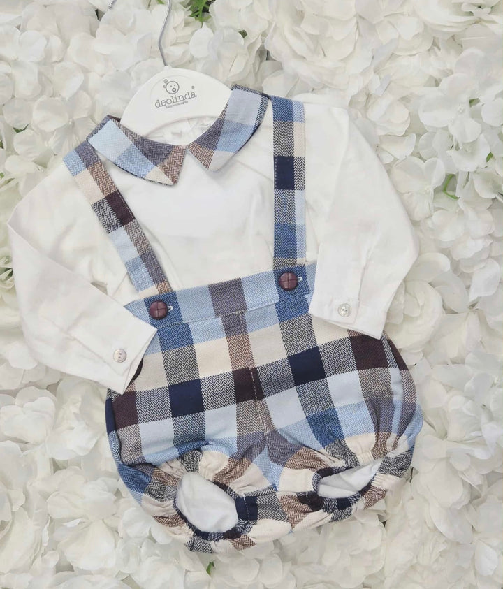 Deolinda Blue Tartan 2 Piece