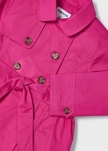 Mayoral Pink Trench Coat