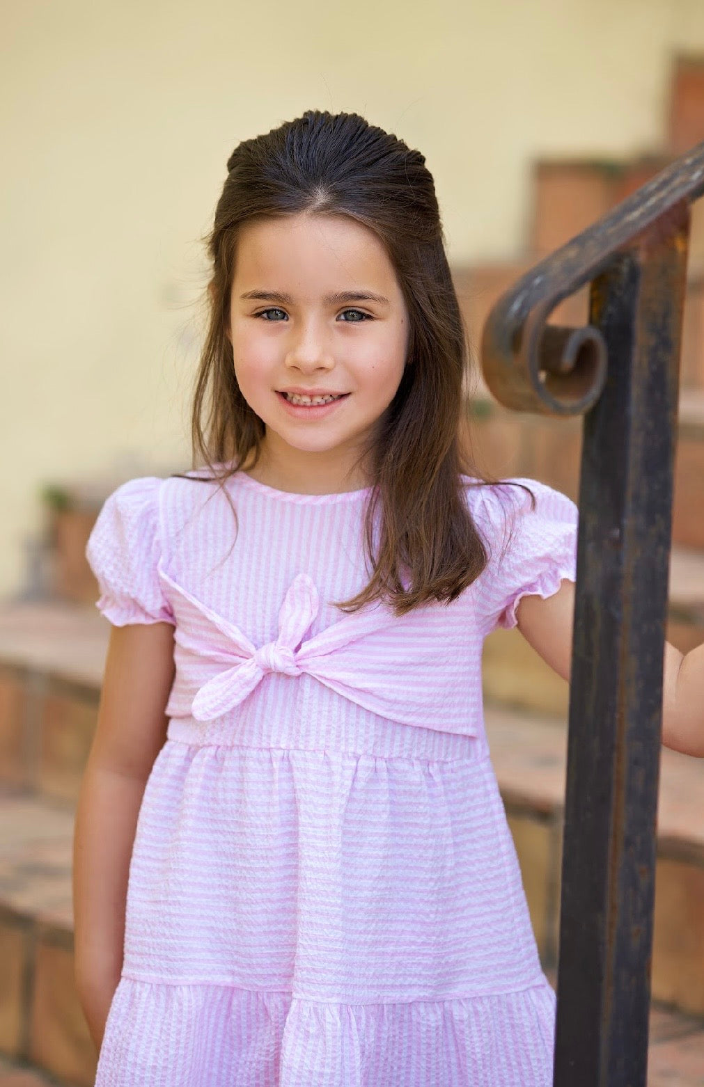 Rapife Stripe Bow Dress