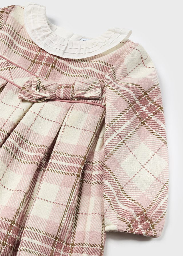 Mayoral Pink Checked Dress