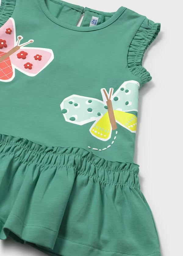 Mayoral Emerald Butterfly Dress