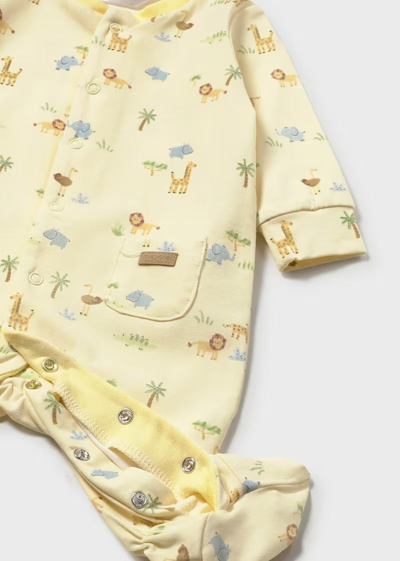 Mayoral Animal Sleepsuit &Hat