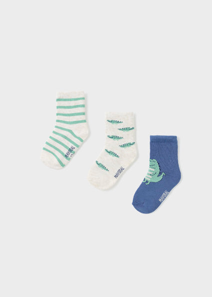 Mayoral Pack Of 3 Socks Organic Cotton