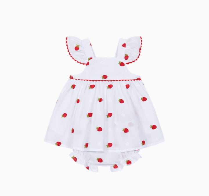 Deolinda Strawberry Dress & Bloomers