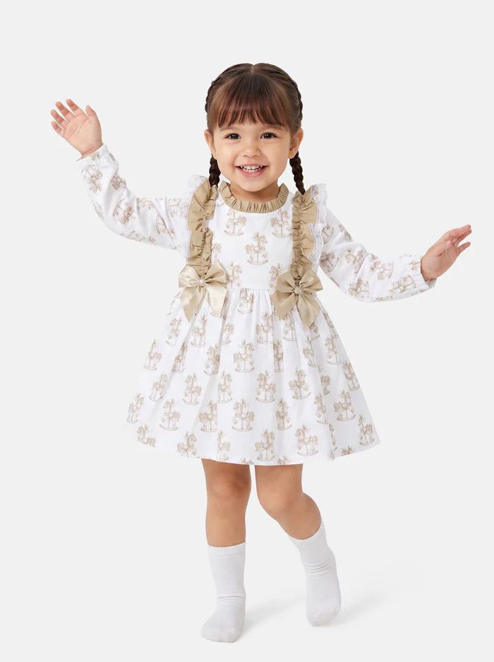 Beige Rocking Horse Dress
