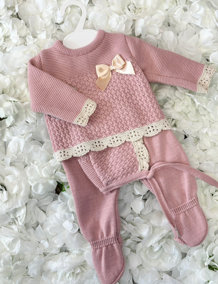 Rose Pink 3 Piece Set