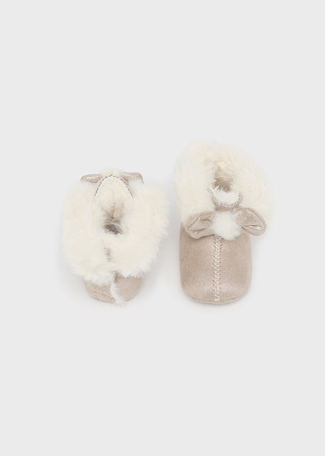 Mayoral Fur Ankle Boots