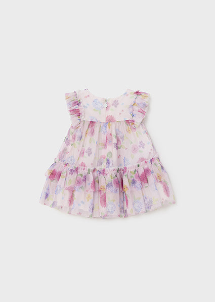 Mayoral Lullaby Print Tulle Dress
